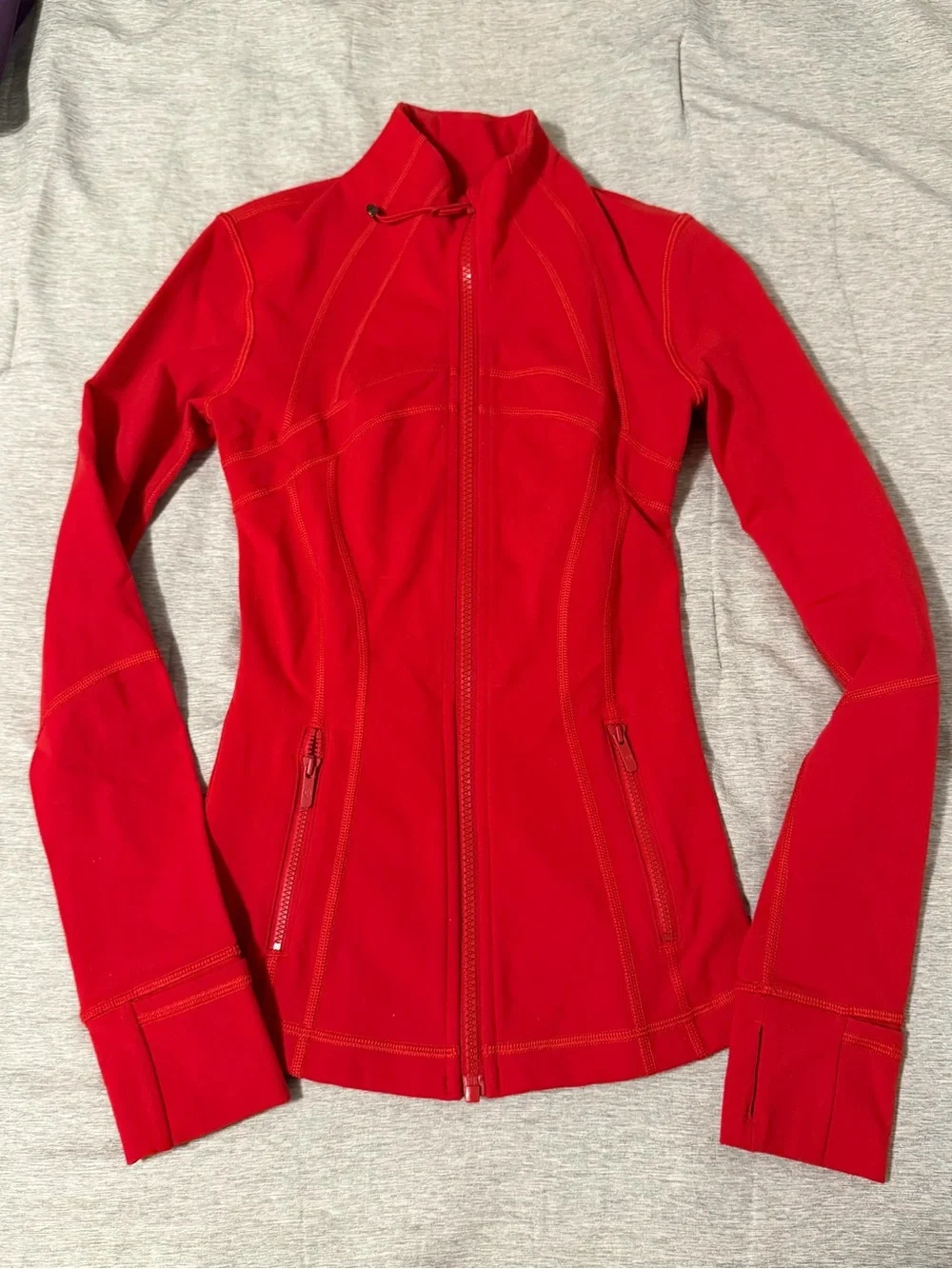 Lululemon red define Jacket - Picture 1 of 2